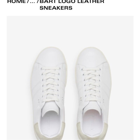 Isabel Marant BART LOGO LEATHER SNEAKERS - Picture 3 of 6
